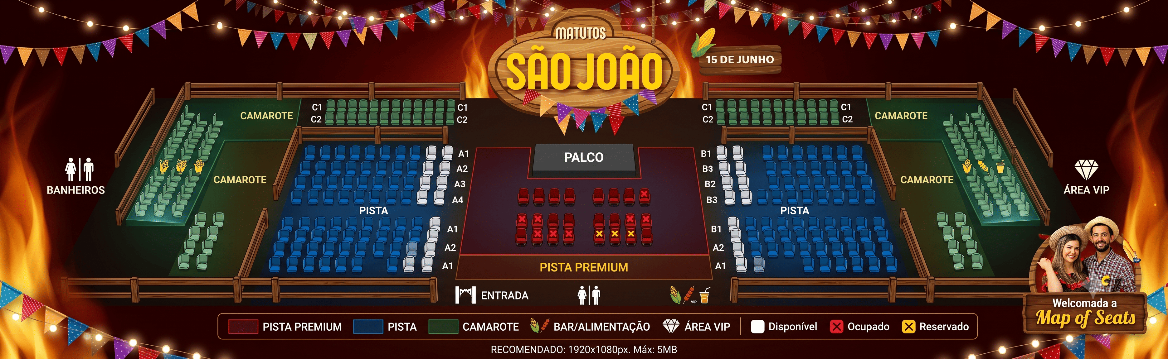 Mapa de Setores - Matutos - São João